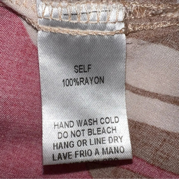 Easel size large top v neck blousy colorful - Picture 6 of 8